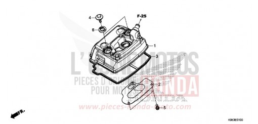 CYLINDER HEAD COVER CRF250RXL de 2020
